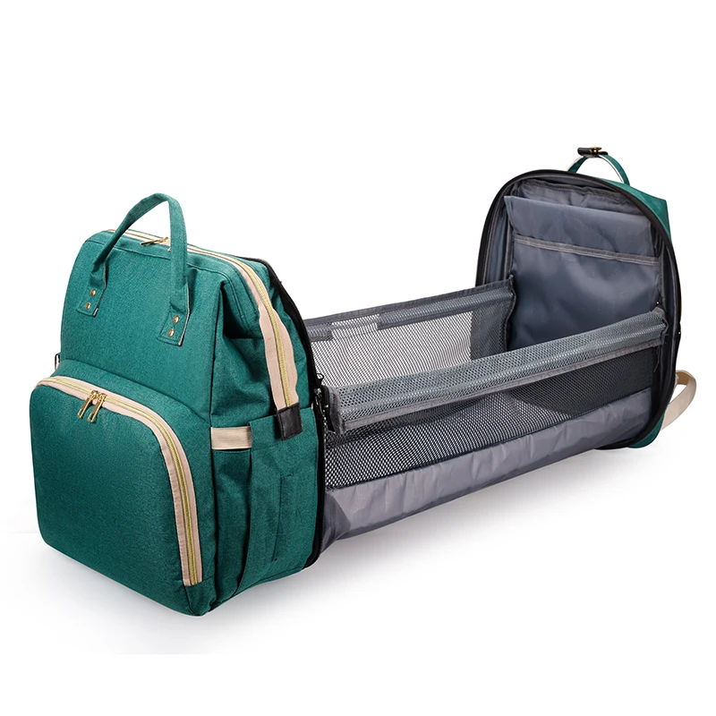 Wholesale Multi Purpose Portable Outdoor Changing Set Baby Diaper Bag Foldable Kids Girls Travel Bed Custom Stroller Organizer