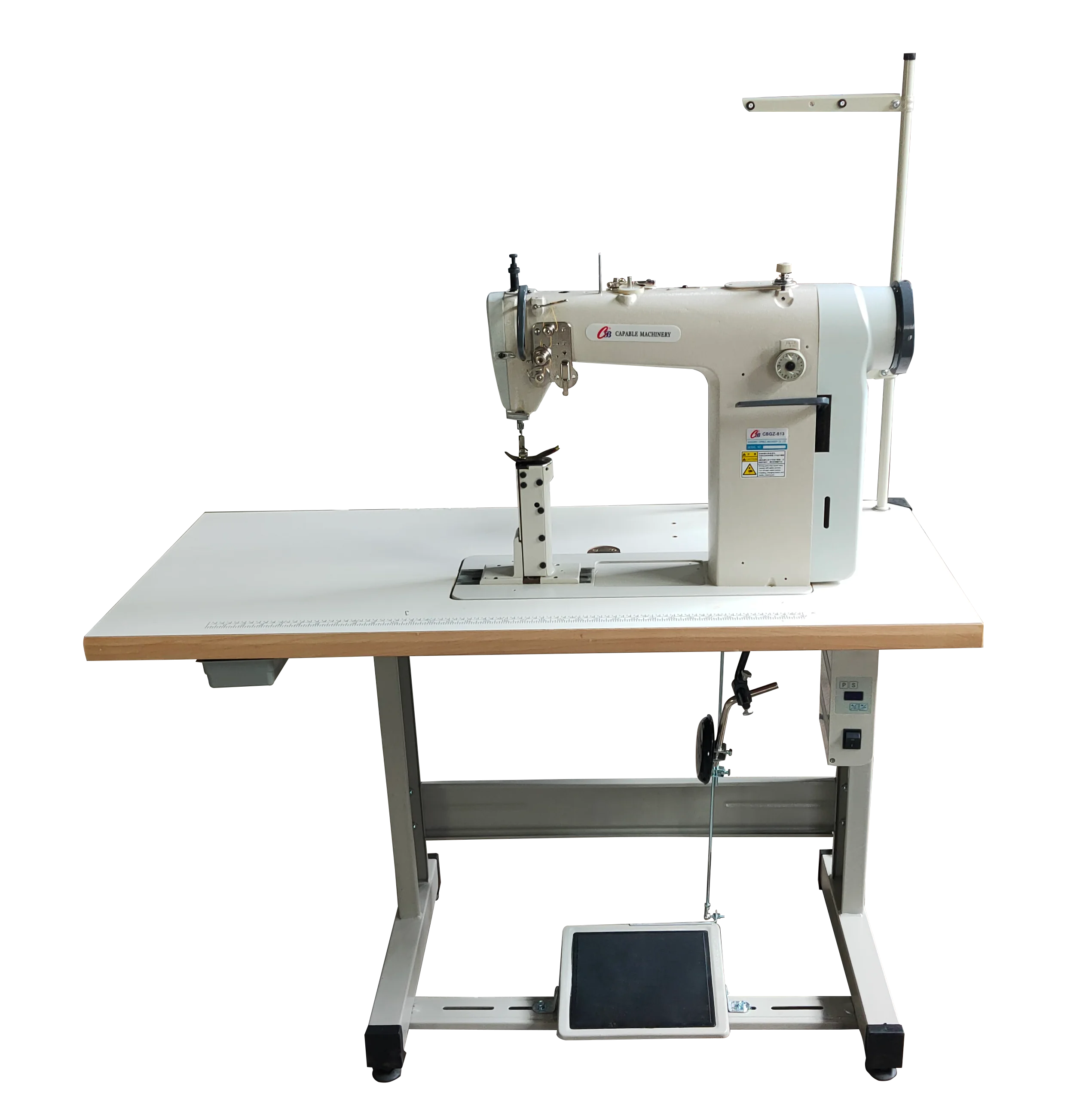 Hot sell new band high speed post bed lock stitch sewing machine