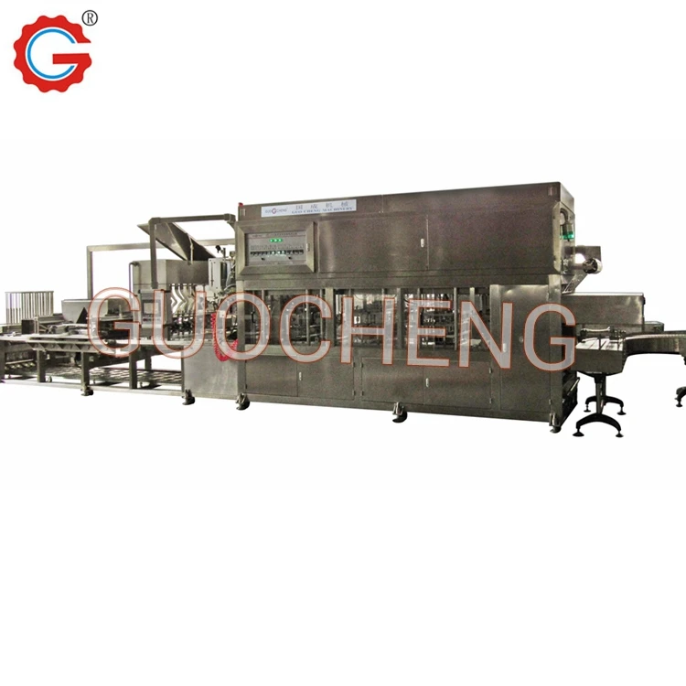 Tray Bowl Sealing Machine Linear Type Filling Machine For Mixed Congee Porridge Rice