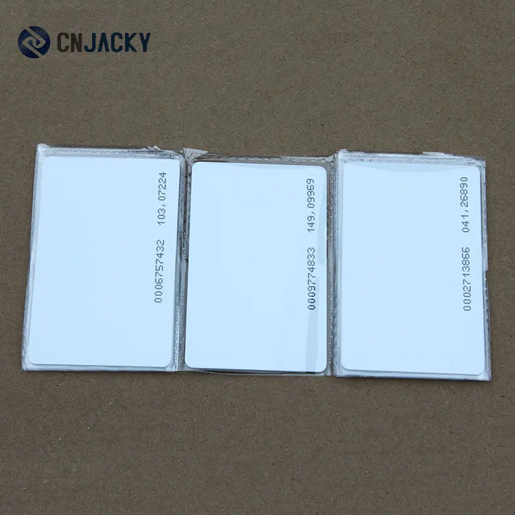  125 кГц RFID-идентификационные карты идентификационная карта доступ к двери толщина 0 8 мм ПВХ-карта с индивидуальной печатью