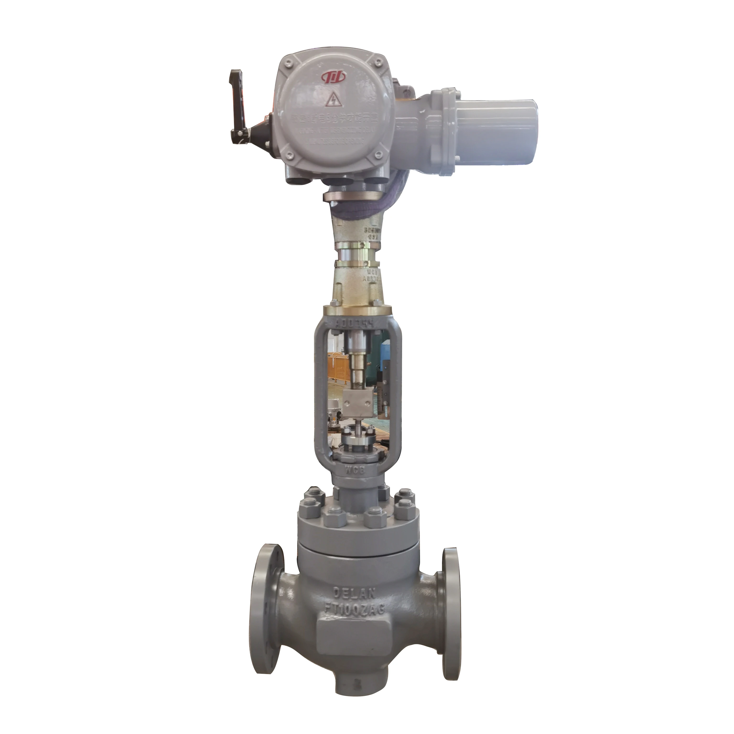 Control Valve Electric Actuat Casting Steel Flow Control Valve