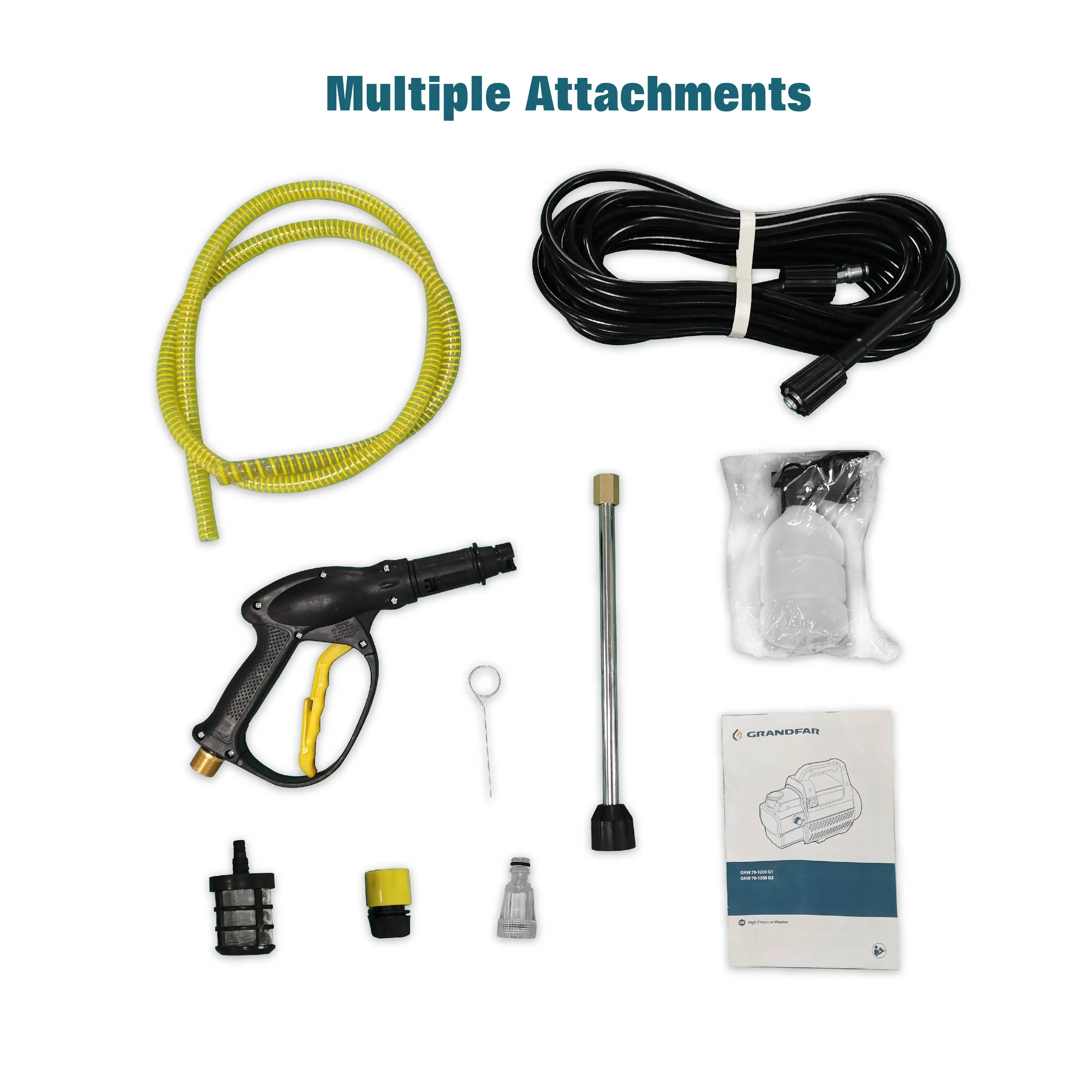 High Pressure Household Car Wash Machine Pump  230V 1200W 5.8Mpa Jet Car Washing Machine High Pressure Cleaner Car Washer