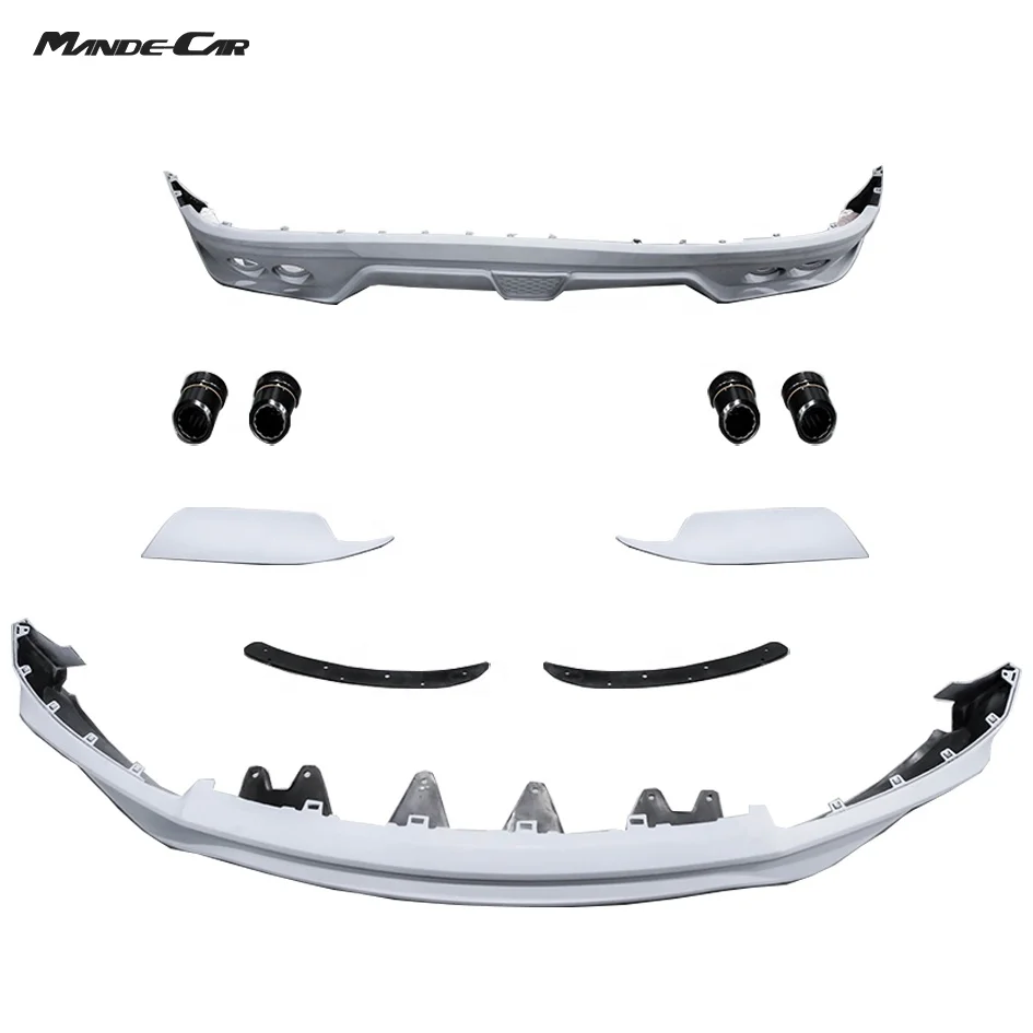 ST Design Hot Selling Front bumper Lip Rear Diffuser with Exhaust Tips for Maserati Levante exterior accessories