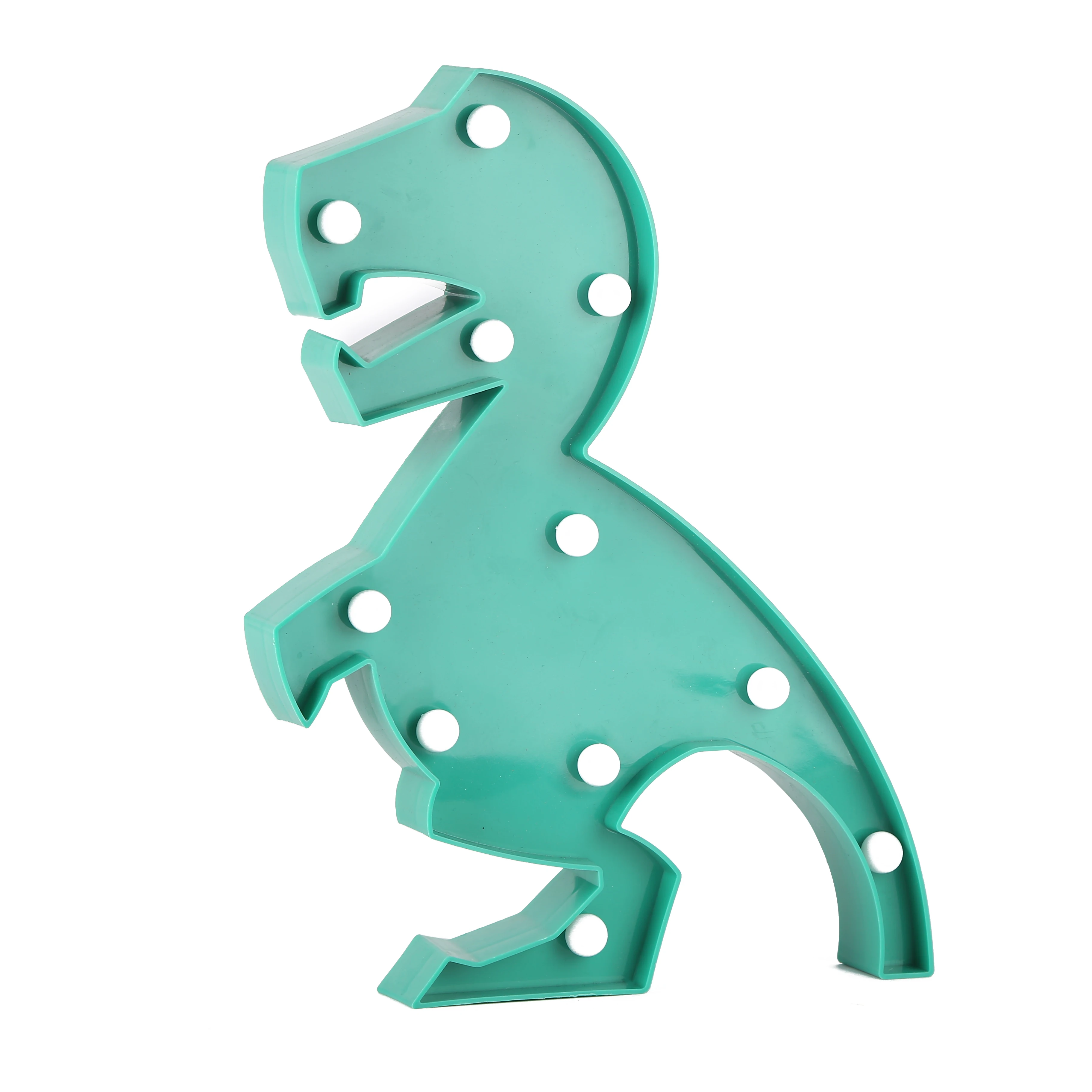 Cool Dinosaur Shaped Wall Stand Decor Led Marquee Sign for Boys Kid Gift Night Lamp Indoor Birthday Wedding Party Decoration