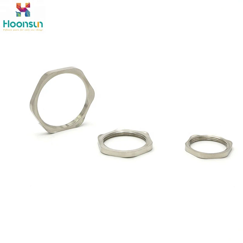 Brass Color Nickel-plated conduit locknut