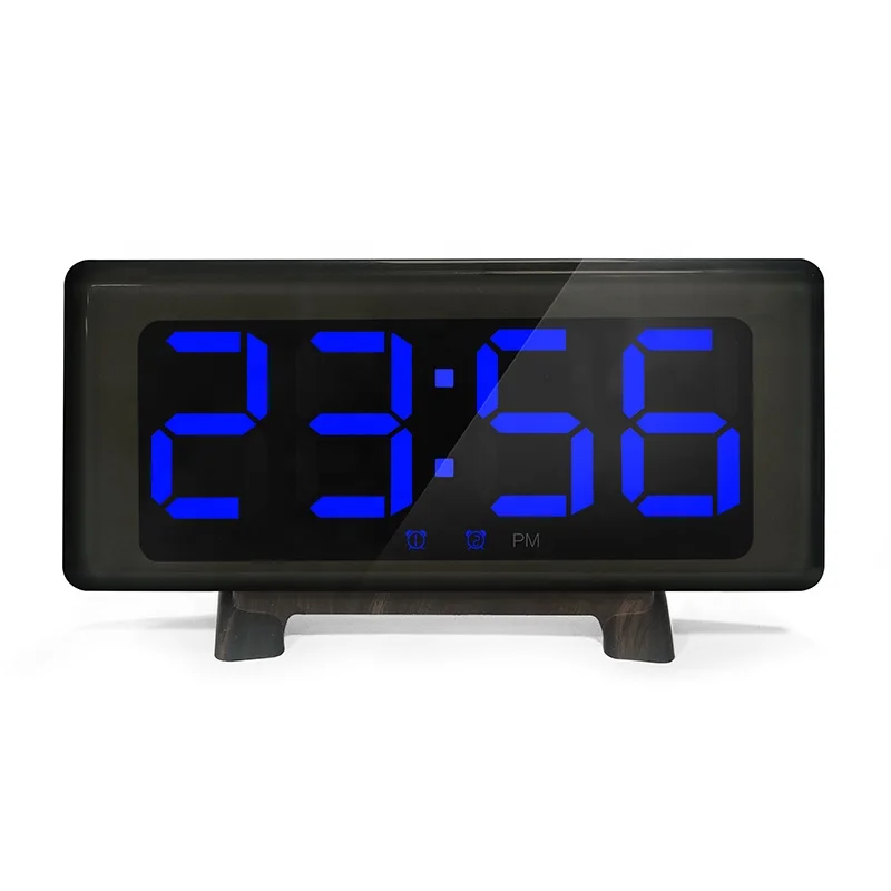 Factory Wholesale Digital Desktop Clock Big Time Display Stand  Time Clock