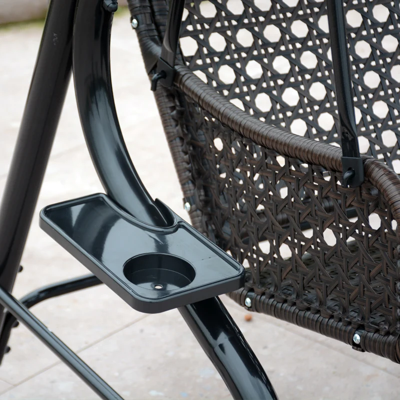 Best Price Hot Sales Outdoor Garden Adults Luxury Rattan Series Double Leisure Cane Chair