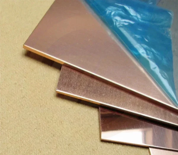 Hot selling 99.99% copper cathode plate Red pure gold plated copper sheet