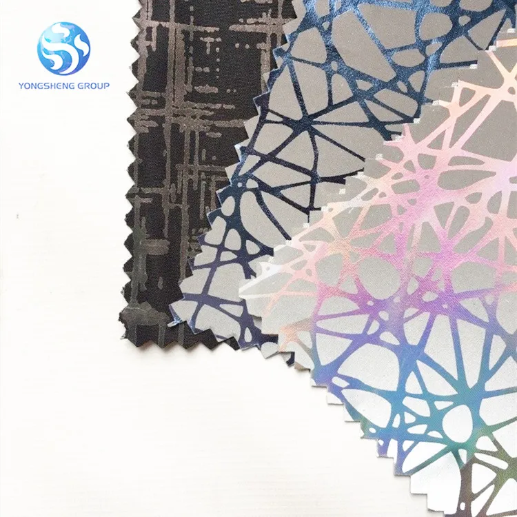 Новый 100% полиэстер Жаккардовая Ткань Оксфорд со светоотражающим тисненым рисунком для рюкзака