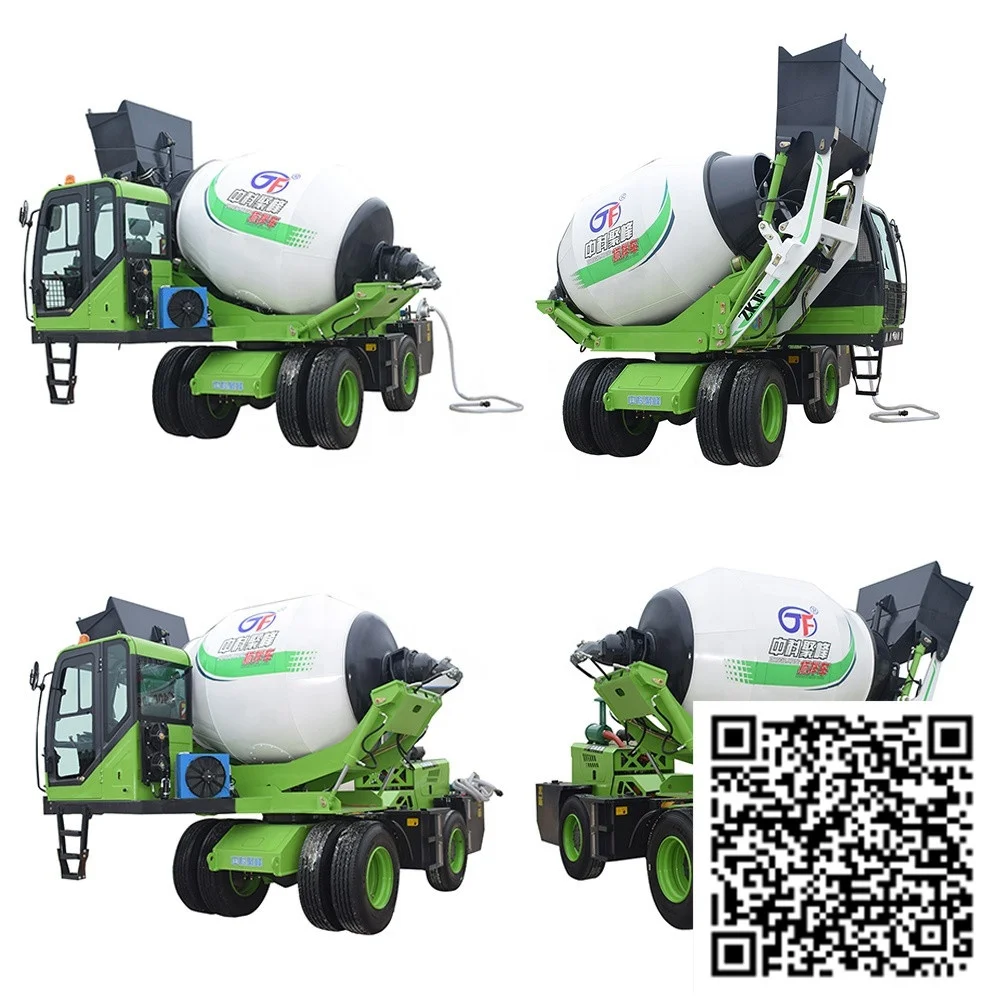Zhongke Jufeng (Shanqi Group) 3.5 cubic meters A self-feeding mixer truck discharge faster without residue