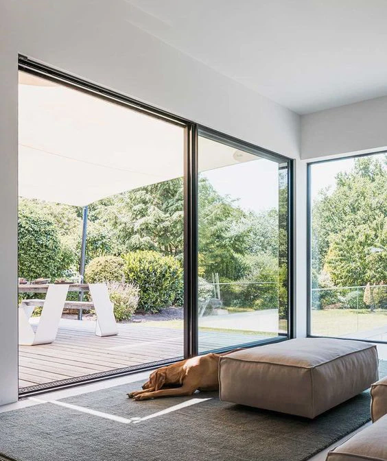 Chinese Supplier Aluminum Profile Sliding Doors Inside