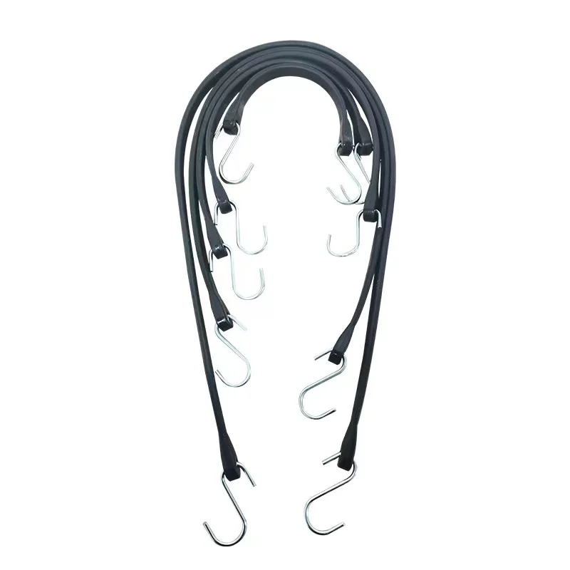 Top quality heavy duty elastic EPDM rubber die-down tarp strap for truck van trailer