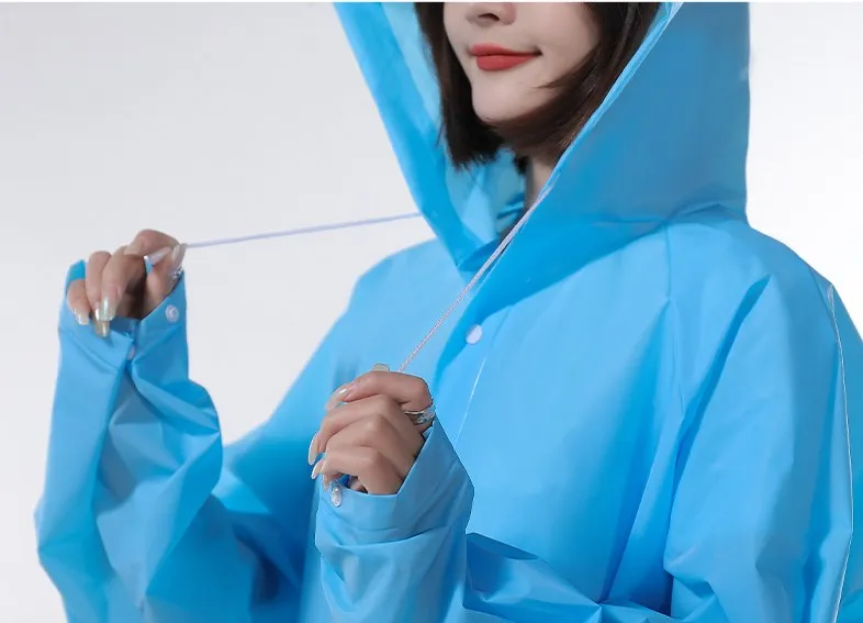 Custom waterproof motorbike raincoat raincoat /rain poncho with brim