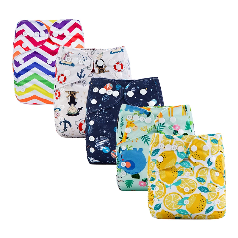 Цифровой подгузник, детские моющиеся многоразовые карманные тканевые подгузники