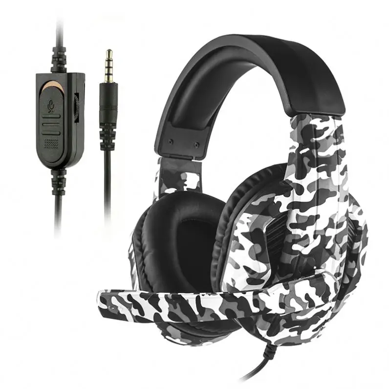 Amazon top seller high quality headphones stereo camo headphones army headset