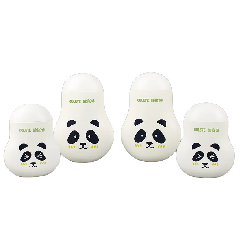 Custom empty hand eye bb cream tubes cosmetic panda plastic tube