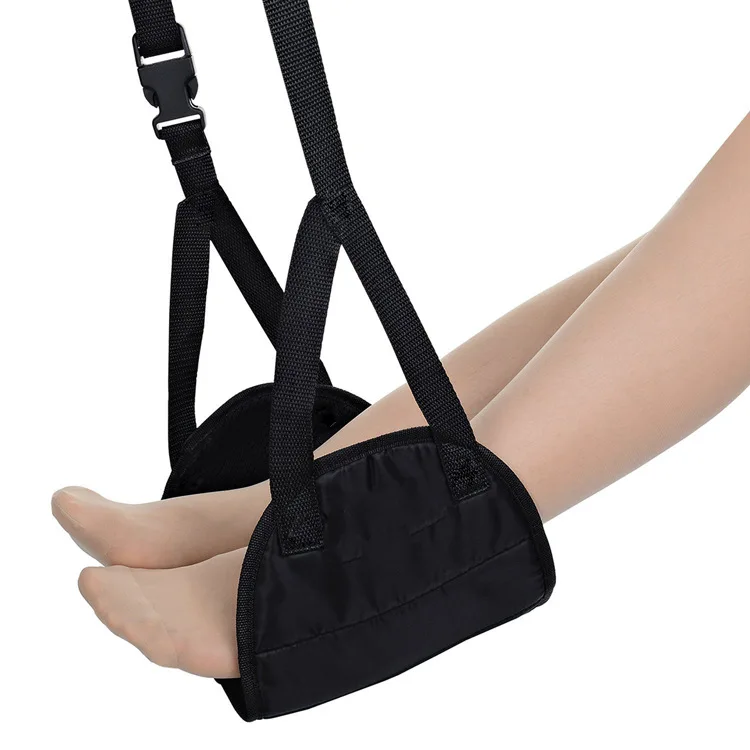 
Portable Footrest Flight Carry-on Airplane Travel Foot Rest Pillow Leg Hammock 