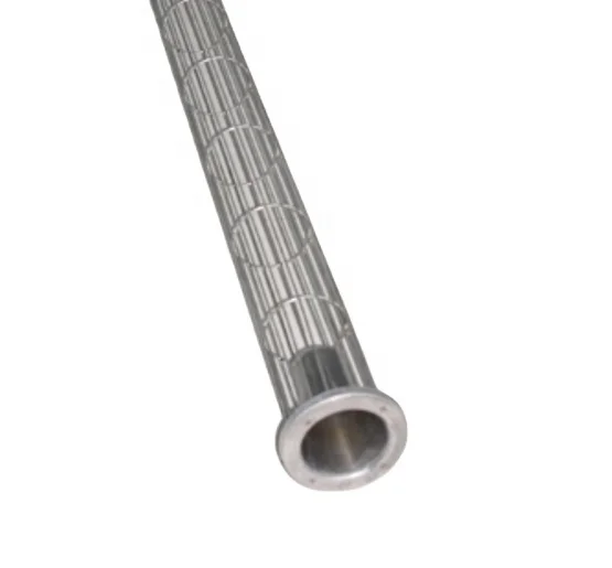 Filter bag cage 304ss stainless steel material with venturi 125mm*4.5m 16 wires 3.5mm for incineration plants and power plants