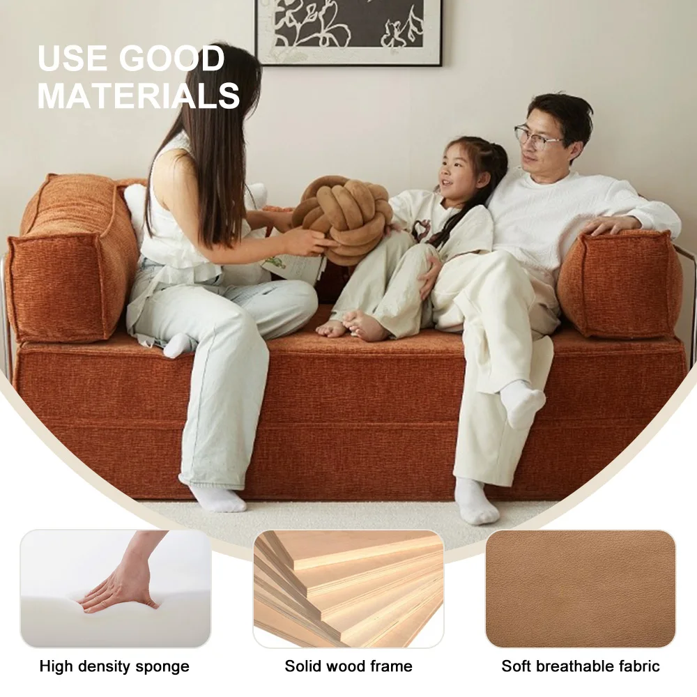 Custom Washable Folding Memory Foam Compressed-Sofa Home Hotel Furniture Modern Sectional Vacuum Compression Module Sofa Foshan