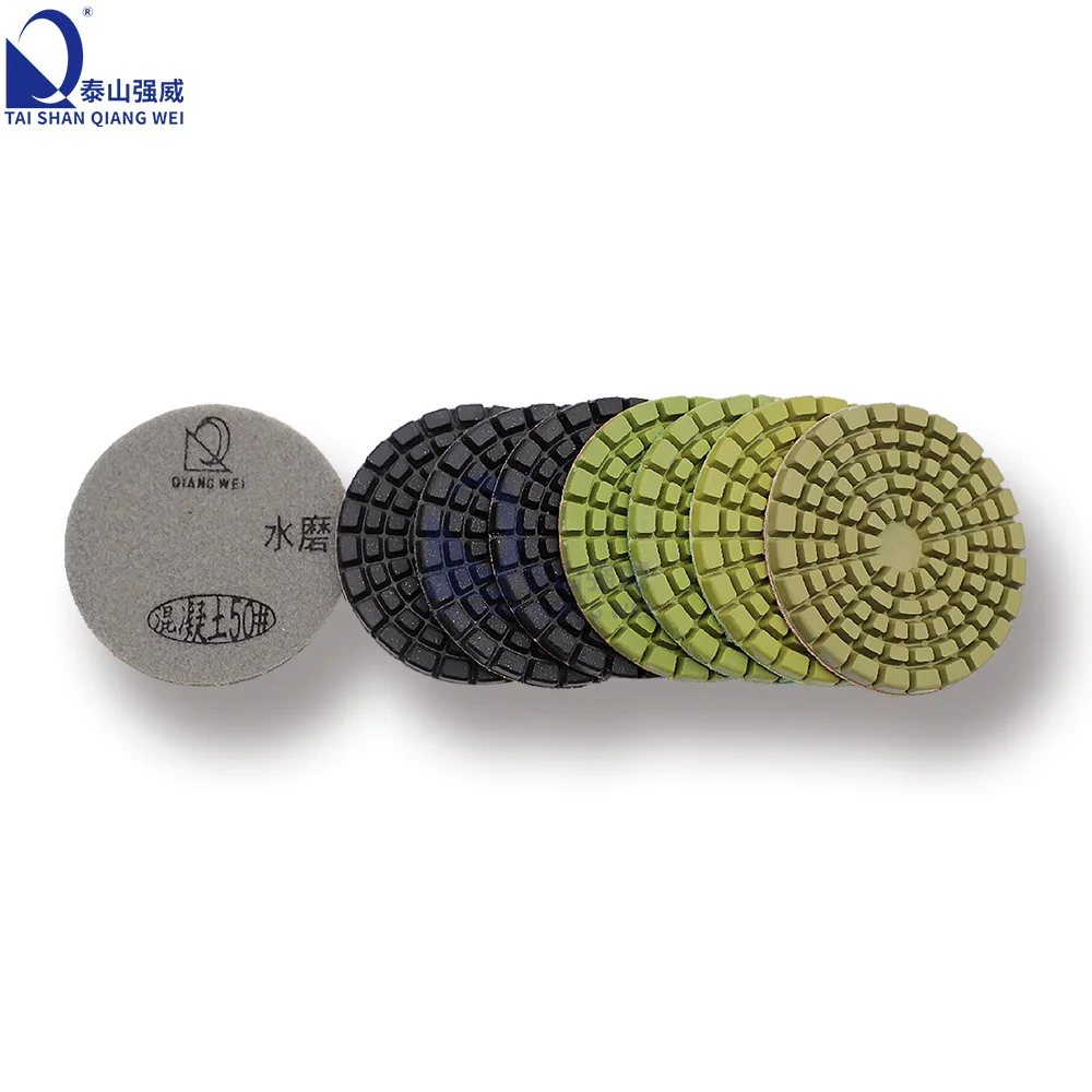 diamond polishing pads 4*100mm for concrete granite