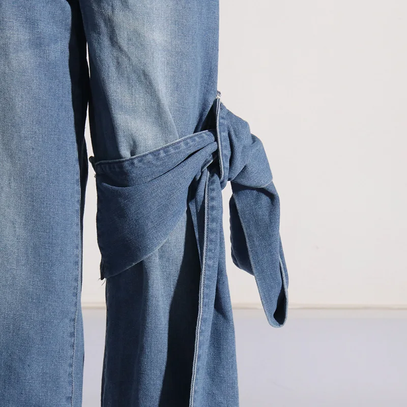 OJW021929 2024 spring wholesale streetwear fashionable stylish women cotton denim jeans pants