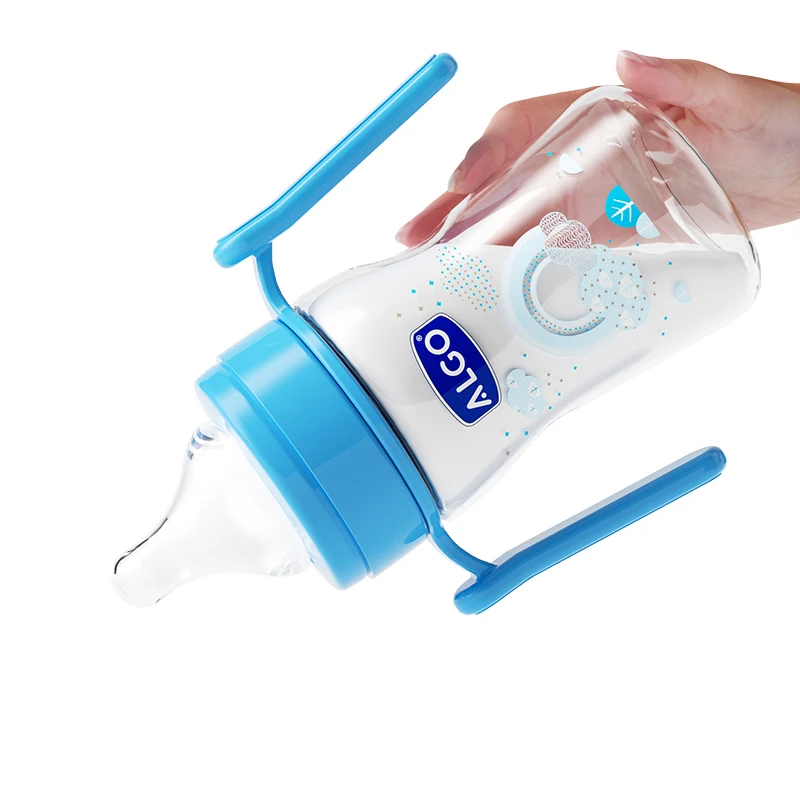 ALGO factory new arrival baby bottle,plastic baby feeding bottle
