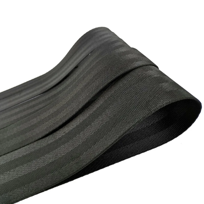 Imitated Nylon Polyester Webbing Strap For Car Seat Belt Custom Polyester Nylon Webbing