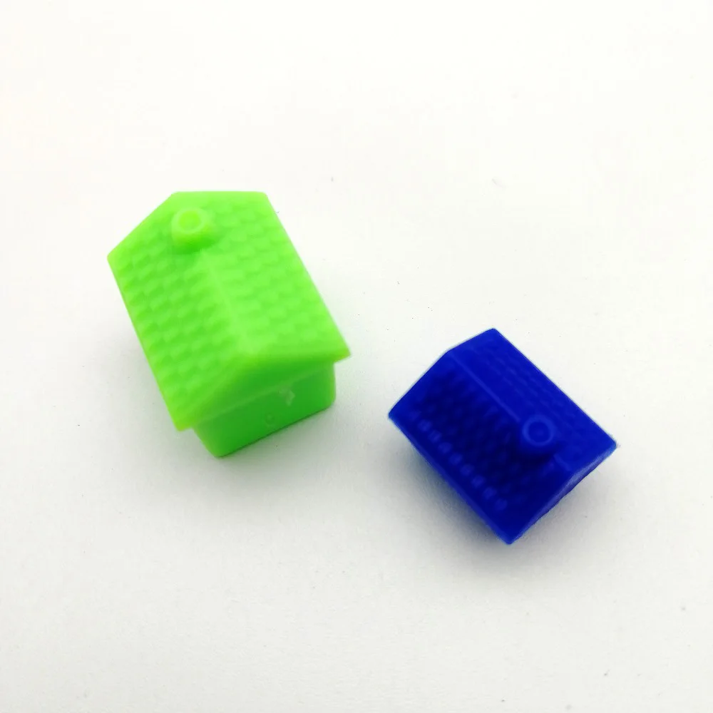 Plastic Toy Building Cubby House Custom Board Game Accessories Tokens Playing Pieces