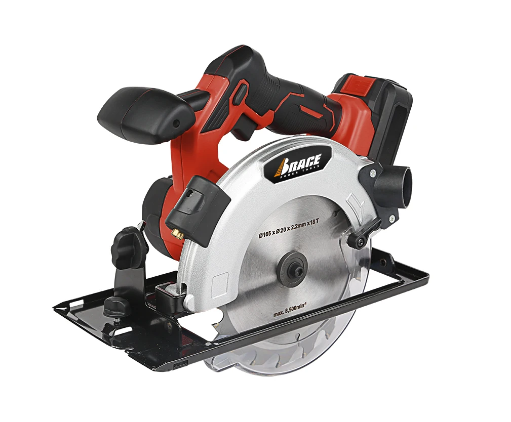 rechargeable battery power 165mm brushless electric cordless wood compact circular saw for metal with battery and charger