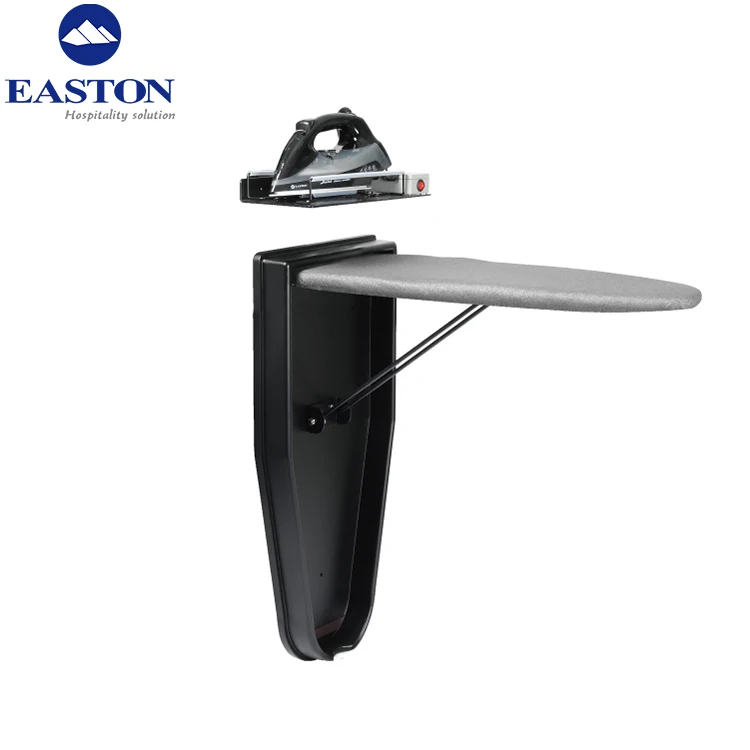 China supplies hotel steam iron and Wall mounted ironing board with storage