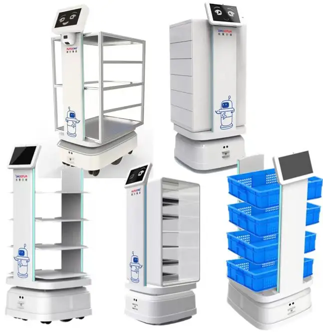 AGV Transport Factory Warehouse Carry 600KG Logistics Robots Support Secondary Development Factory Delivery Robot