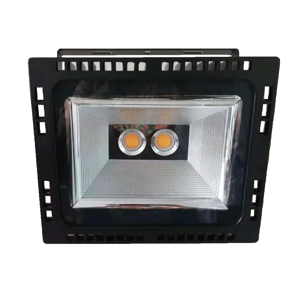 2200k black outdoor waterproof 100w boat floodlight 120v ac marine led flood light