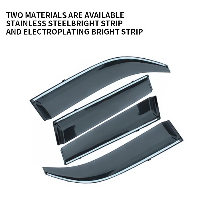Window Sun Vent Visor Rain Guards Sun weather stripping Door Visor  for toyota prado 2010+ LEXUS GX460 400