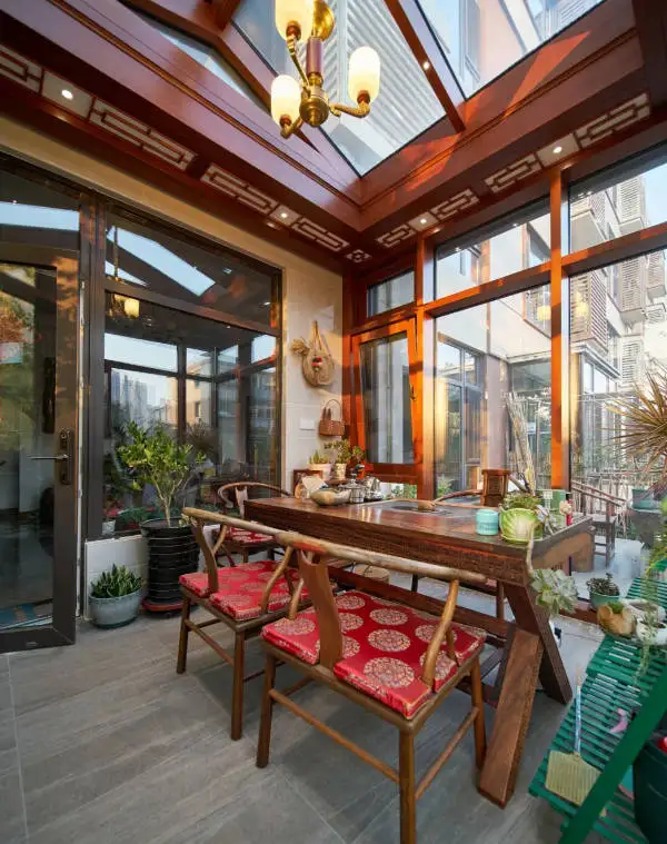 Factory Price Solarium with aluminum glass Solarium Winter Garden glass house