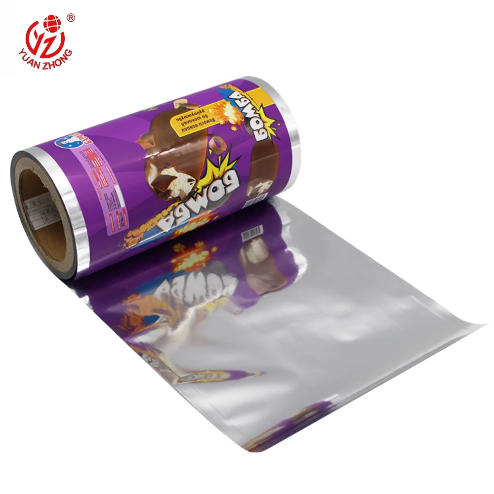 Bopp PET CPP PE Metallized Laminate Film PE PET Plastic Lamination Film Candy Potato Chips Packaging Candy Sachet