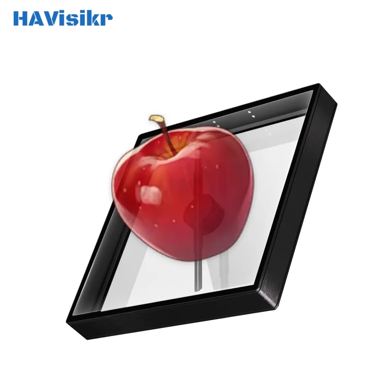 Online retailer 3D hologram cool stereo naked-eye projection advertising machine 45cm desktop floating imaging display