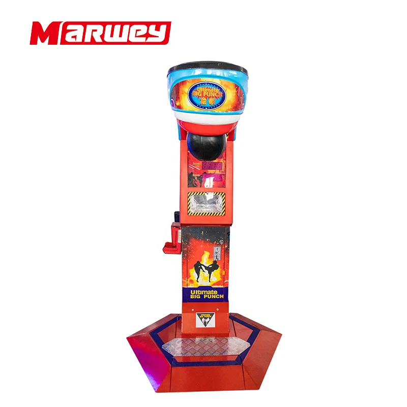 Big Punch Boxing Machine Coin Operated Redemption Arcade Game Machine King of The Hammer