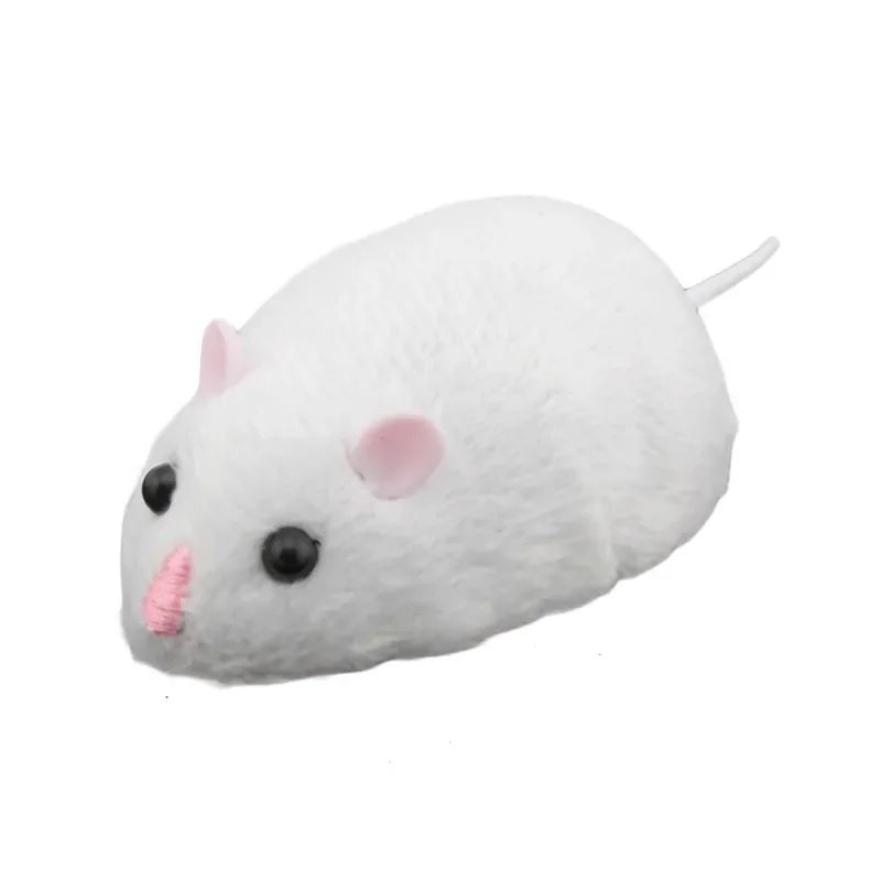 Dropshipping Support Remote Control Electric Mouse Plush Toy for Cat Interact Running with Sensor