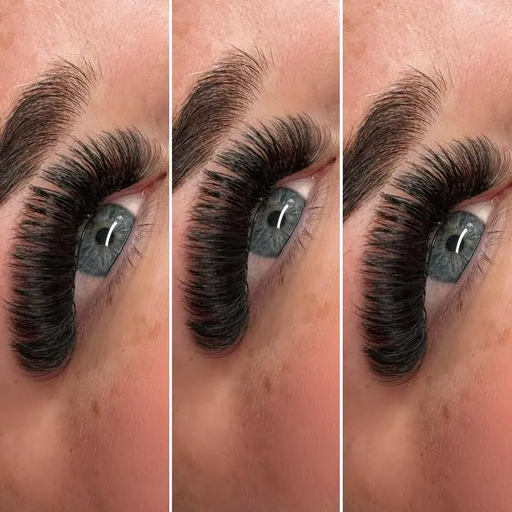 Wholesale cashmere individual lash extensions premium matte dark black private label volume korean silk mink eyelash extension