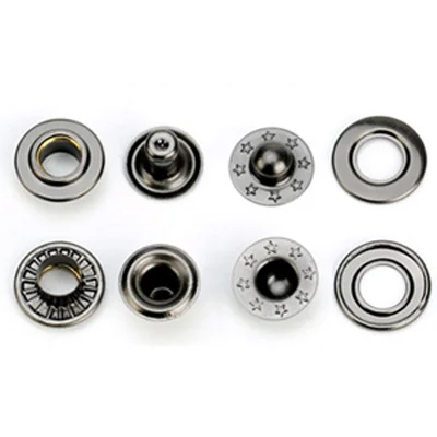 Snap Fasteners Fisheye Clothes Press Button Plating Smooth Glitches Garment Accessory Clothing
