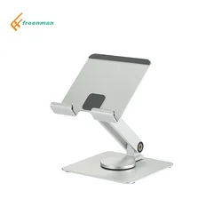 adjustable laptop stand tablet support with 360 rotating base