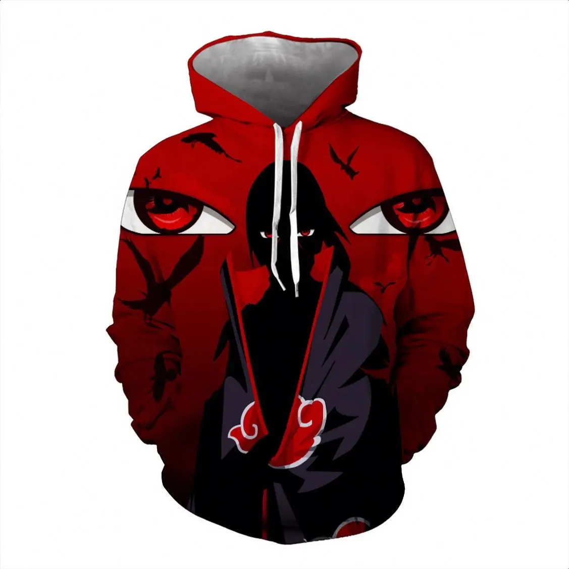 5XL Hot Sale 3D Digital Print Hooded Anime Costumes Long Sleeve Pullover Streetwear Loose Zipper Cosplay Peripheral Hoodies