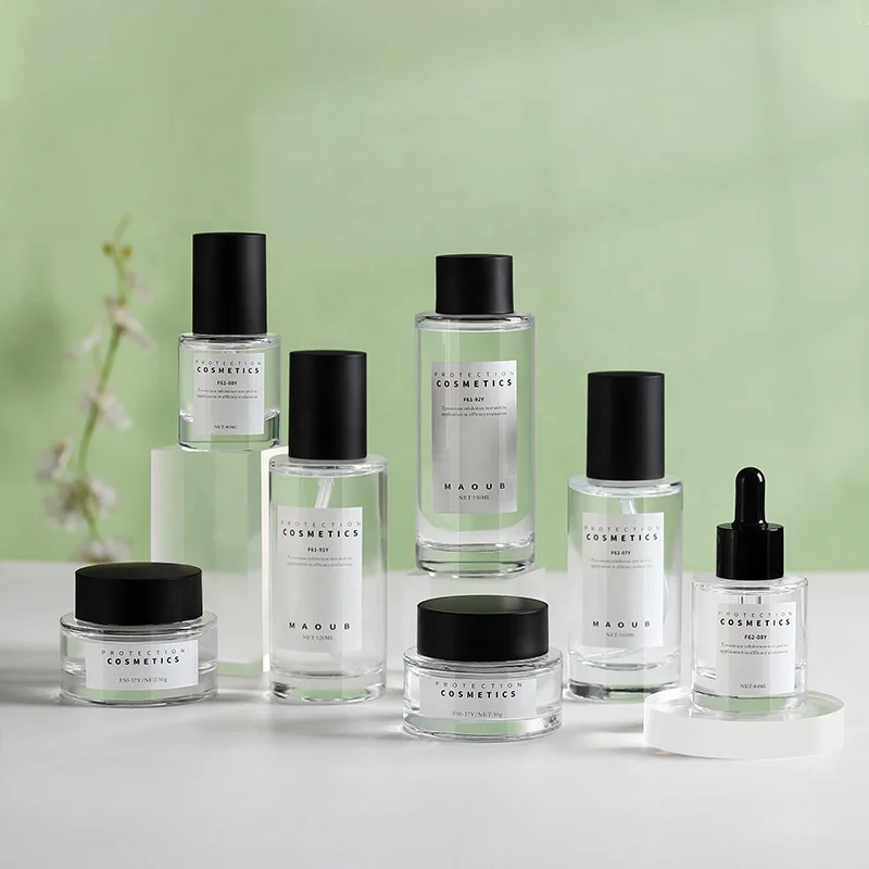 glass toner spray bottle 2 oz 100ml 120ml 150ml 30ml 40ml 50ml glass lotion pump bottle