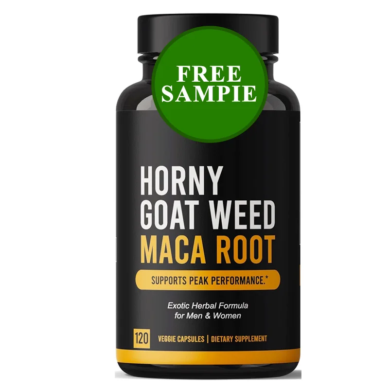 Natgrown Horny Goat Weed and Maca Root Extract Supplement for Men & Women Epimedium Extrac thorny goat weed Capsules
