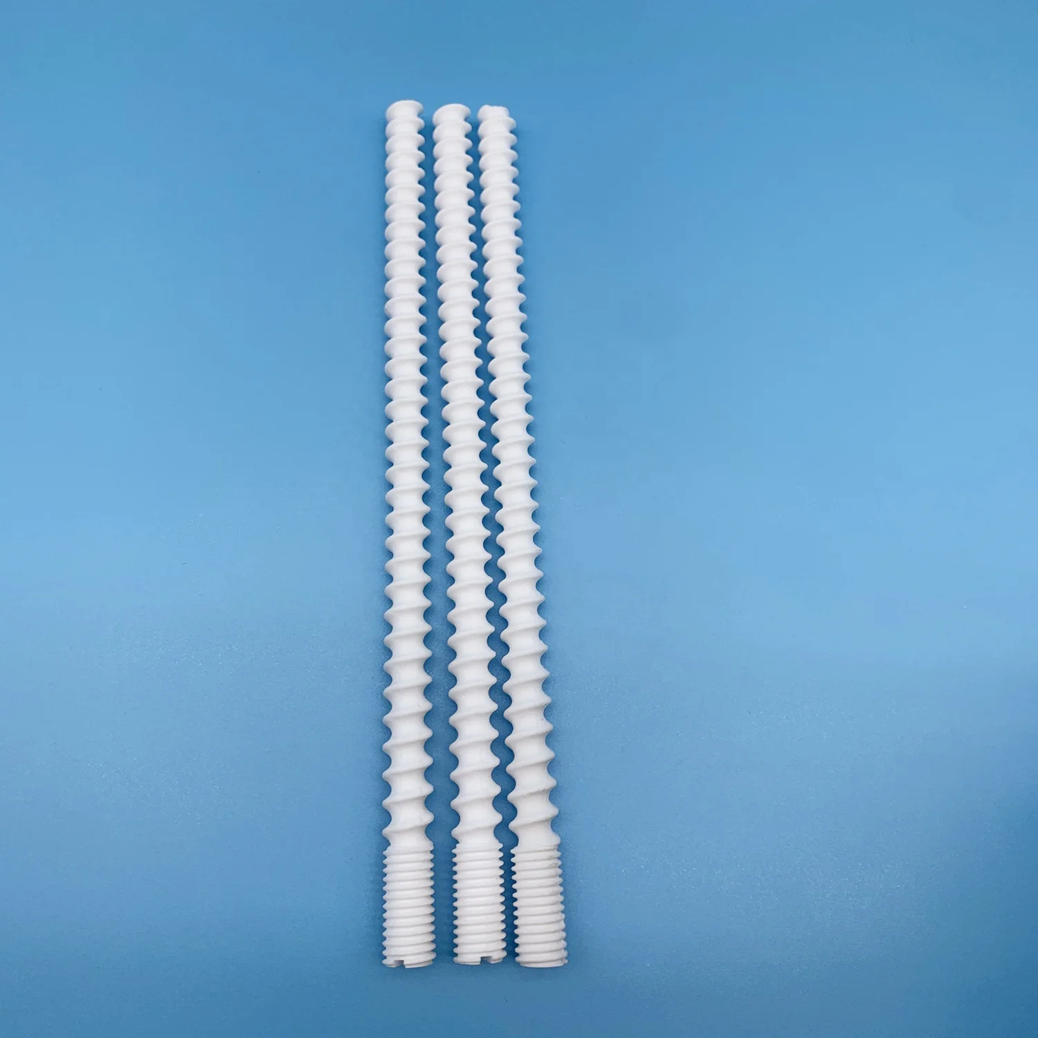 Wear-resistant Alumina Ceramic Screw Pipe Al2O3 Ceramic Tube