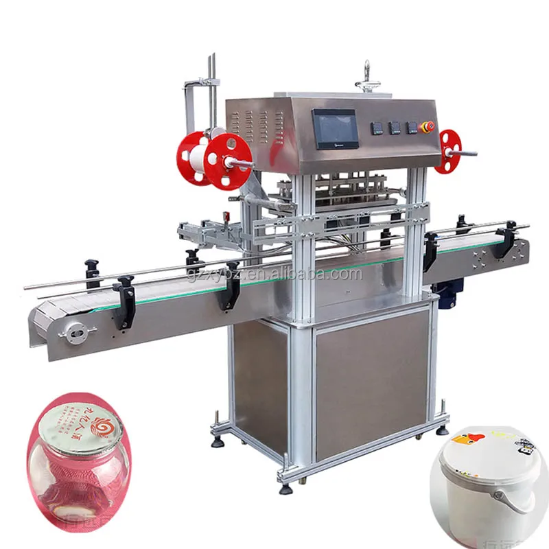 Plastic bucket sealing machine bucket packaging machine line type automation high speed bucket sealing machine