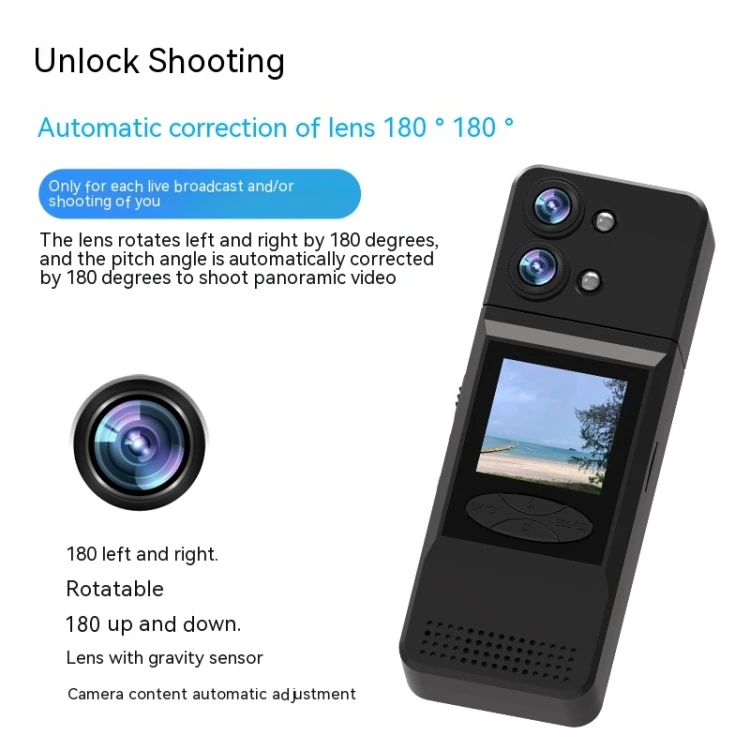 Wholesale Digital Video Recorder A3 1.5 inch Color Screen 180 Degree Rotation HD Outdoor Sports Recorder