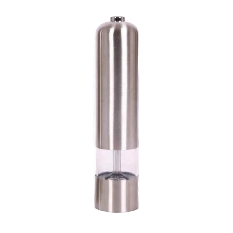 Stainless Steel Salt Pepper Mill Easy Cleaning Cooking Tools Kitchen Gadgets Electric Portable Spice Grinder Professional