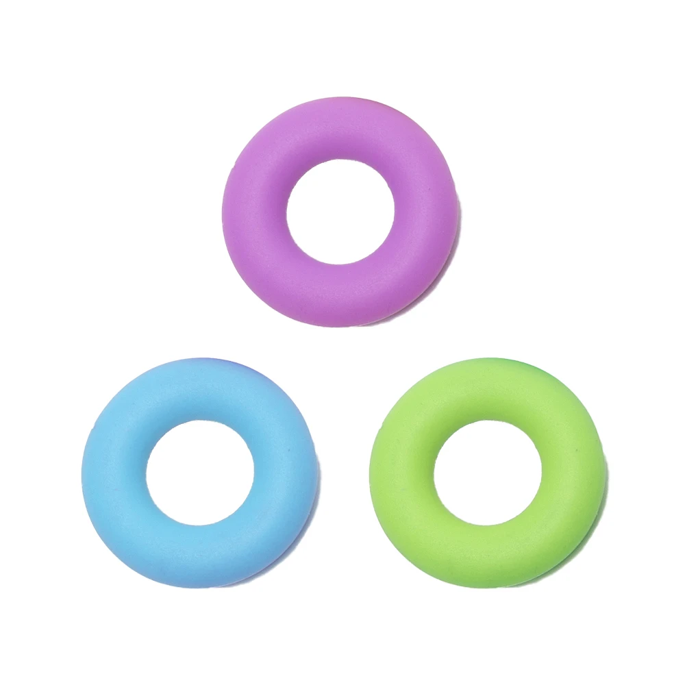 BPA free baby  silicone teething beads for jewelry