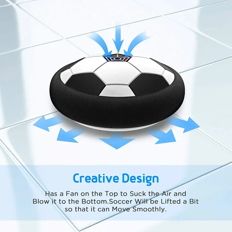 Rechargeable Electric Smart Pet Hover Soccer Ball Suspended Football with Led Flashing Light and Music for Dogs